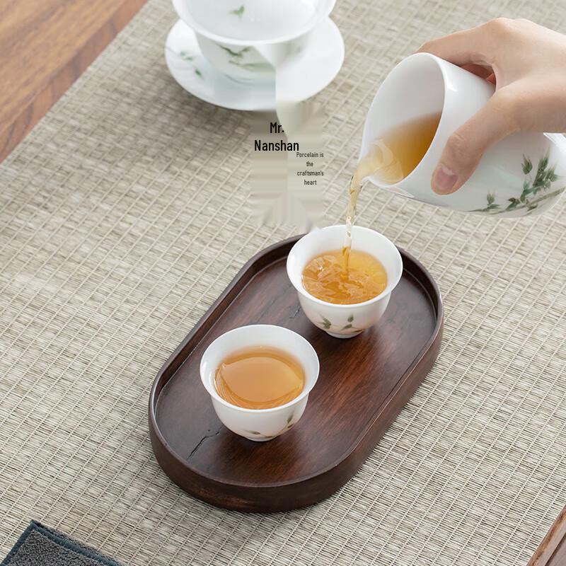 Nanshan Mr. Ruyou Heavy Bamboo Oval Tea Tray