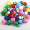 100 Stück Lametta Pompons Form Aufnäher DIY Haarnadel Kreativ Zubehör Kleidung Taschen Haarspangen Handgemachte Dekoration