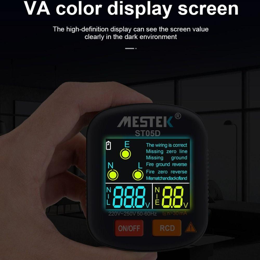 

Цифровой тестер розеток Ground Zero Line, детектор напряжения для розеток, детектор напряжения для дома