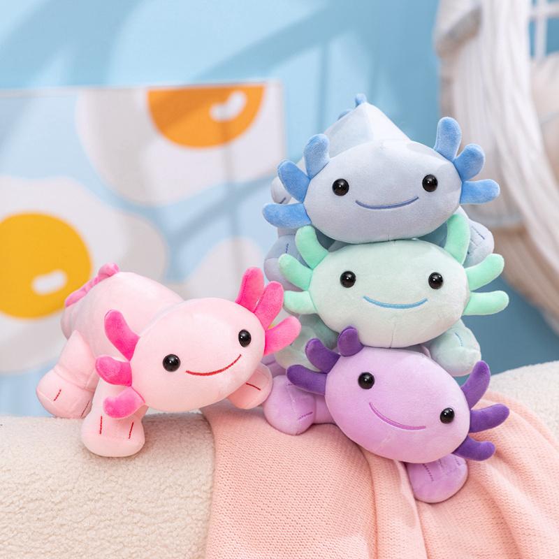 Giocattoli Morbidi di Peluche Axolotl Cuscino di Peluche Axolotl Kawaii Animali di Peluche Regali di Natale Axolotl Decorazioni per la Casa Regali per Ragazze