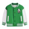 Giacca da Baseball Foderata in Pile per Bambini - Collezione Autunno/Inverno 2026, Capo d'Abbigliamento Versatile Taglia Media/Grande
