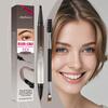 Zephoco Dark Brown Eyebrow Pencil: Dual-ended with Spiral Brush for Soft, Misty Brows.