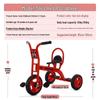 Kindergarten-Dreirad für Kinder 2-8 Jahre - Outdoor-Pedal-Fahrrad für Kleinkinder mit Eltern-Kind-Funktion