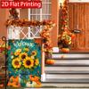 Thanksgiving Sunflowers Mason Jar Welcome Autumn Pumpkin Garden Flag_3 (1)- Outdoor Garden Flag Double-sided Home Decoration Courtyard Decoration Outd