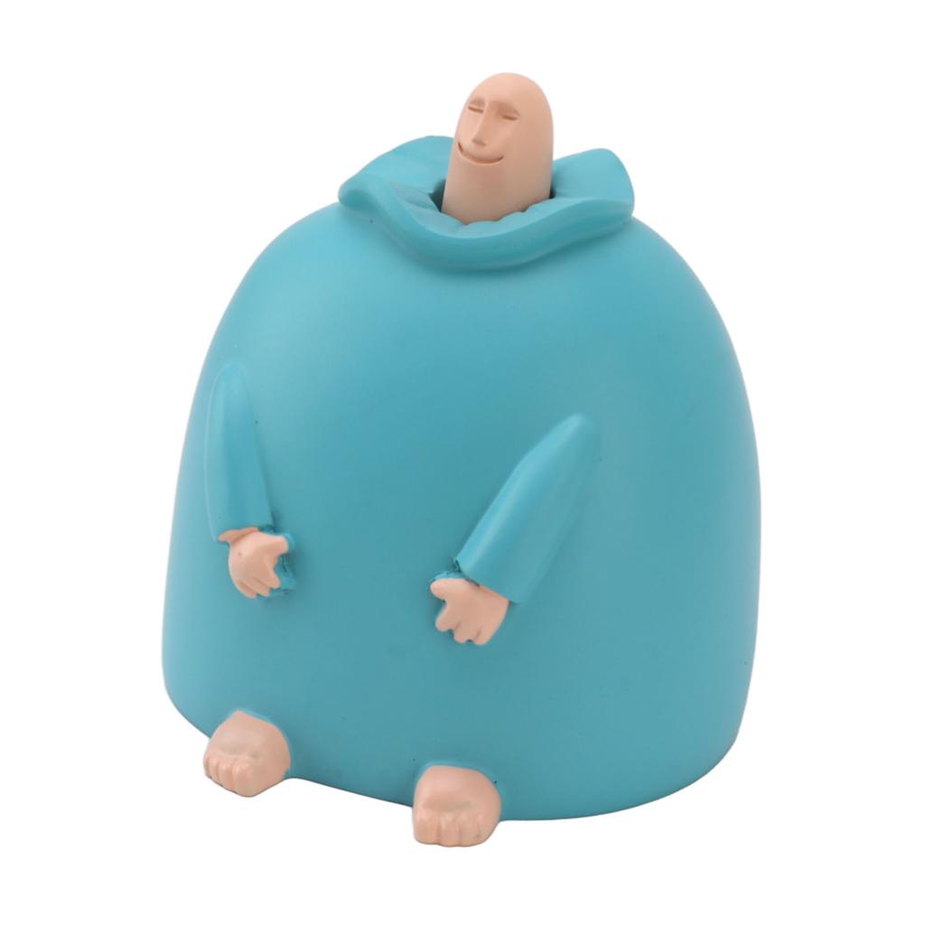 Funny Middle Finger Statue Bright Color Exquisite Engraving Finger Man Sculpture Home Decor for