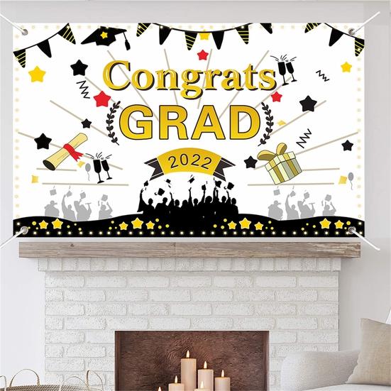 Graduation Banner Reusable Foldable for Classroom