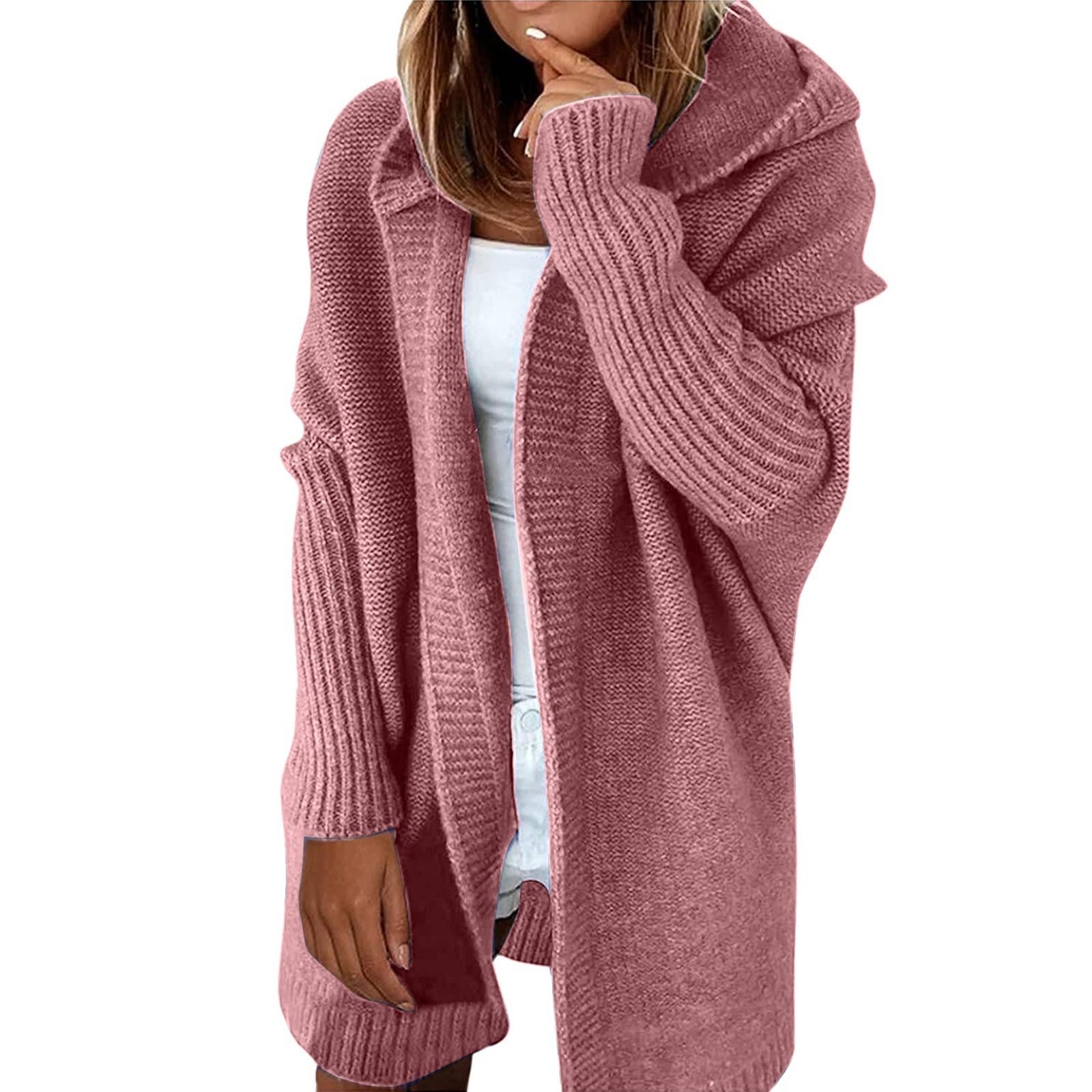 

Женское повседневное однобортное пальто-кардиган средней длины с лацканами L розовый