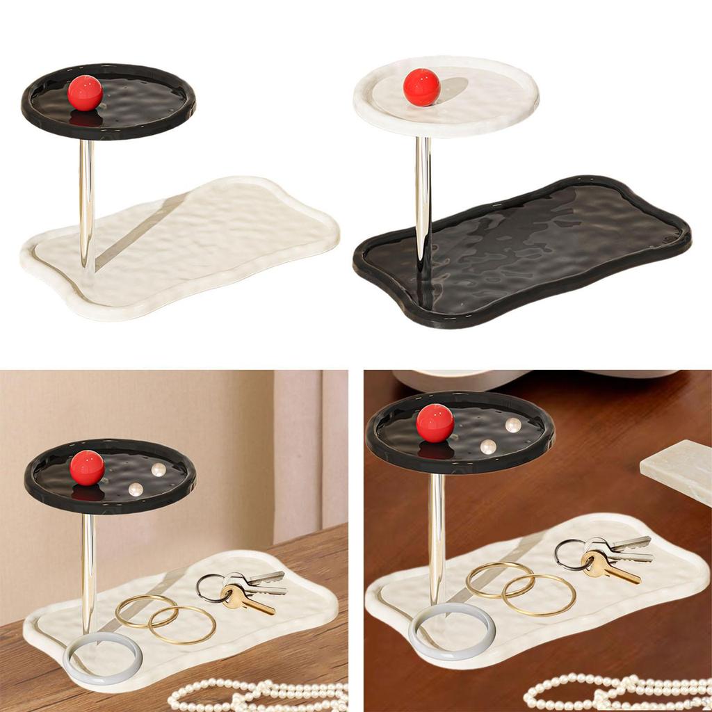 2 -level Jewelry Tray Manual Perfume Organizer