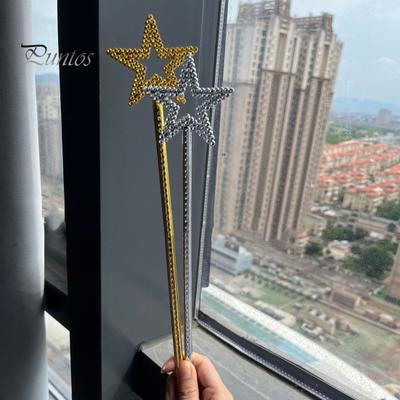 5 Stück Feen-Zauberstab, feine Verarbeitung, sternförmige Zauberstäbe, langlebige Anzieh-Requisiten für Festival-Party-Dekoration