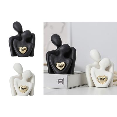 Paar-Ornamente Auf Schreibtisch Arbeitszimmer Schlafzimmer Kunst Kussendes Paar Skulptur Kussendes Paar Dekor Skulptur für Hotel