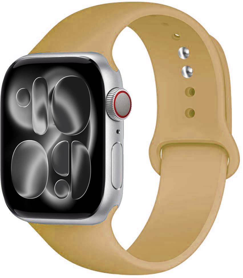 Silicone strap For Apple Watch 11 band 44mm 40mm 49mm 45mm 41mm 38 46mm 42mm correa bracelet iWatch series 9 8 7 6 SE ultra 2 3