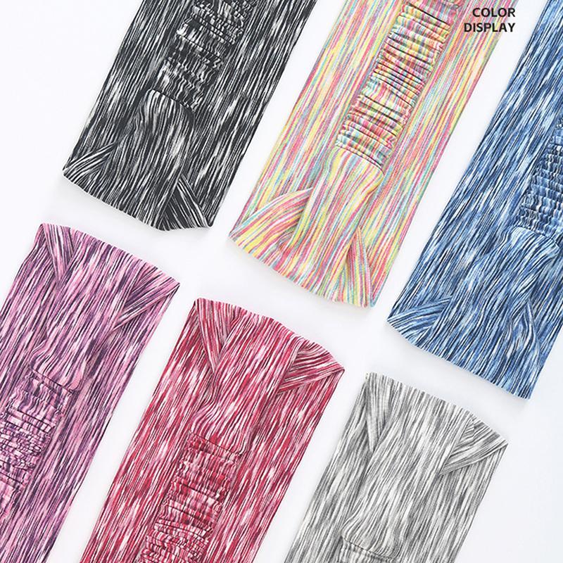 1Pcs Elastic Sweatband For Men Women Sport Headband Yoga Workout Hair Accessories Headwear Sports Hairbands