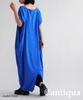 Antiqua Long Dolman Free Size Blue Women's Dress, NA-00444, 32,
