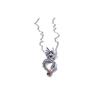 Pandora 925 Sterling Silver Glass Necklaces Women's Silver 392967C01