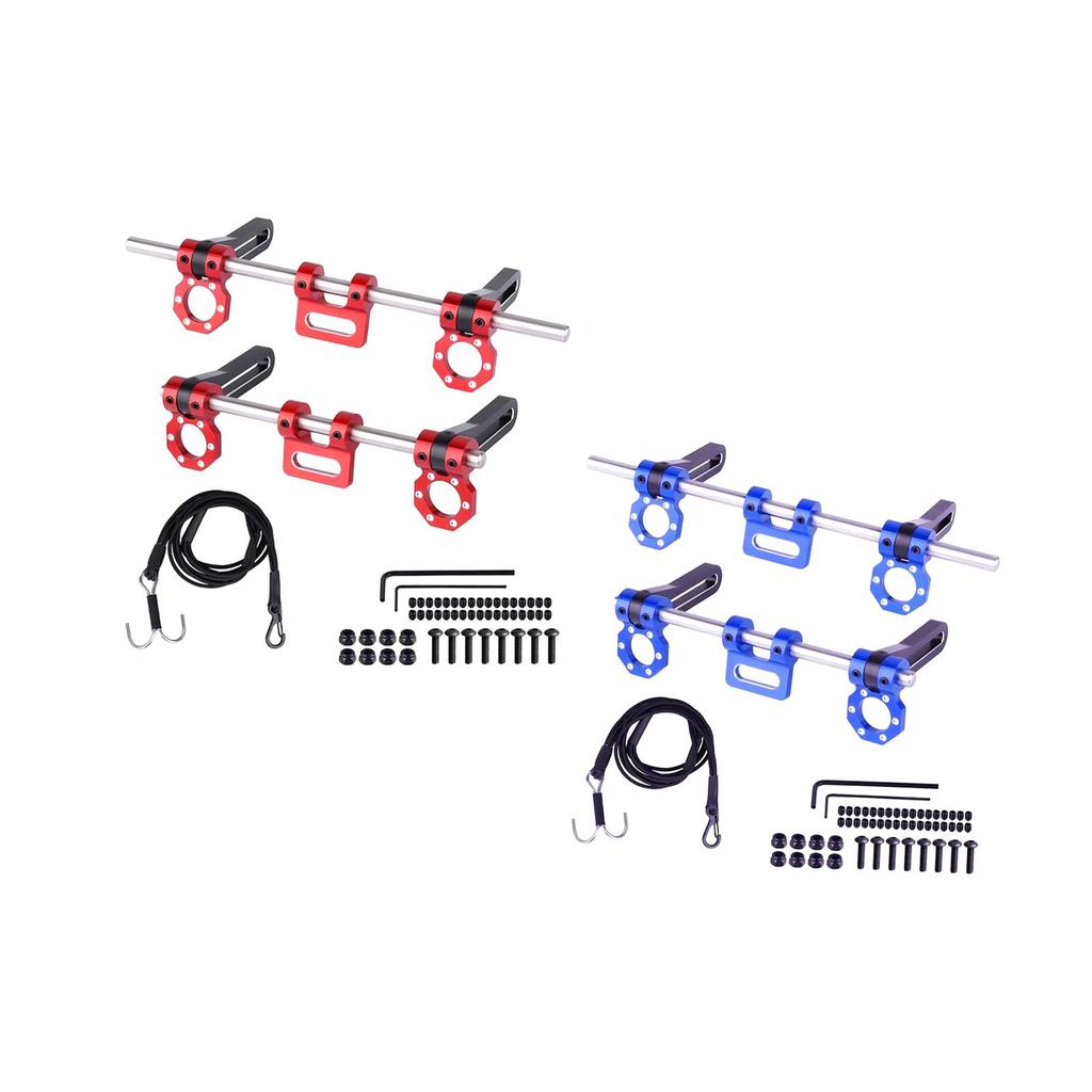 RC Bumpers Front Rear Bull Bar RC Crawler Bumpers Upgrades Parts Spare Parts Adjustable for 1/10 RC Vehicles Modification