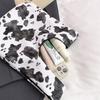French Underarm Tote Bags for Women's Brown Leopard Handbag Clutch Bags Female Vintage PU Leather Shoulder Bags Versatile Casual KTB