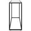 VidaXL Table console Blanc 120x35x75 cm Verre trempé
