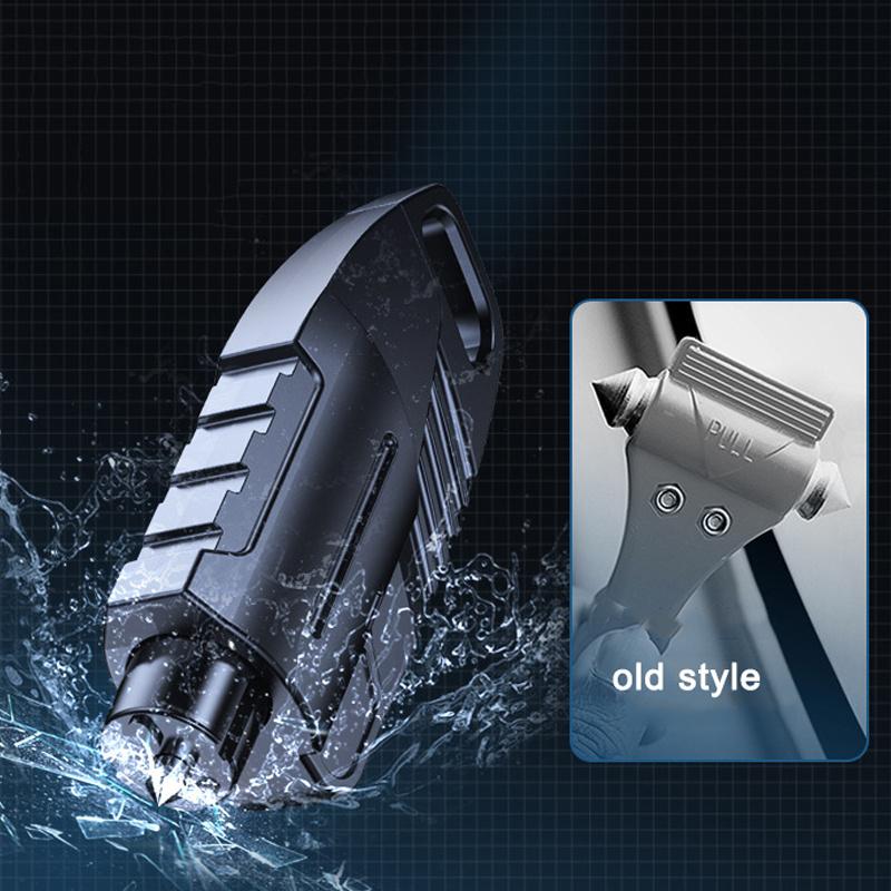 2-in-1 Multifunktions-Sicherheitshammer Auto Sicherheitsgurtmesser Notfall Auto Scheibenbrecher Fluchtgerät Lebensrettungswerkzeug