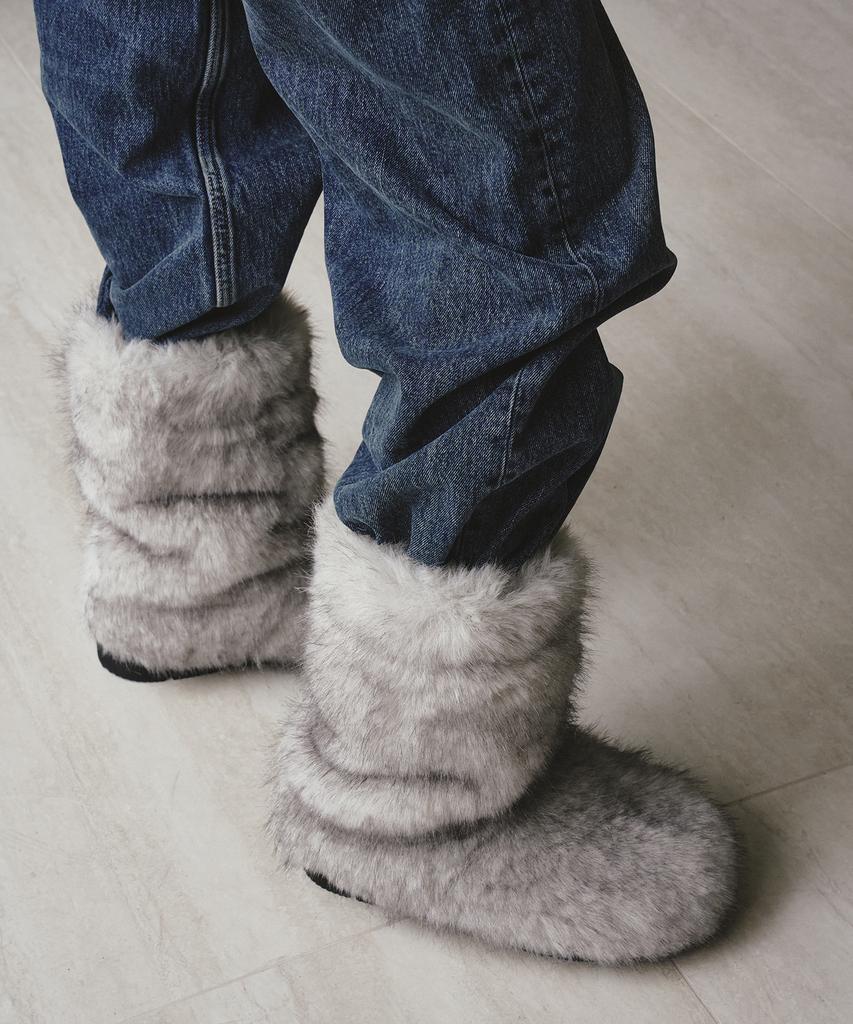 Twvp Puky Fur Middle Boots (3 Colors)