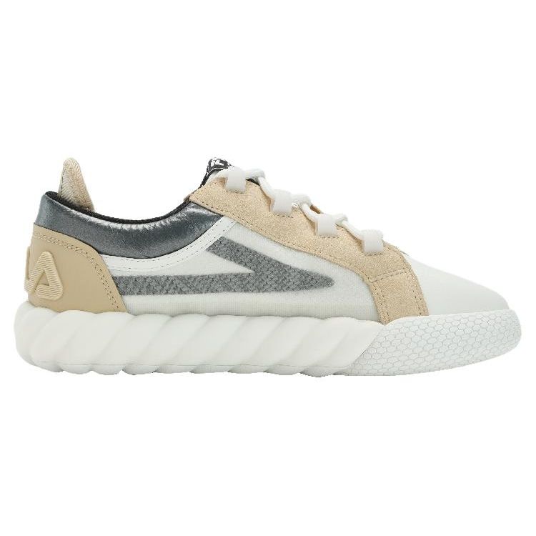 FILA Campo Comfortable Versatile Low-Top Sneakers Women sneakers Coconut-White Rice-Yellow F12W333201FCA