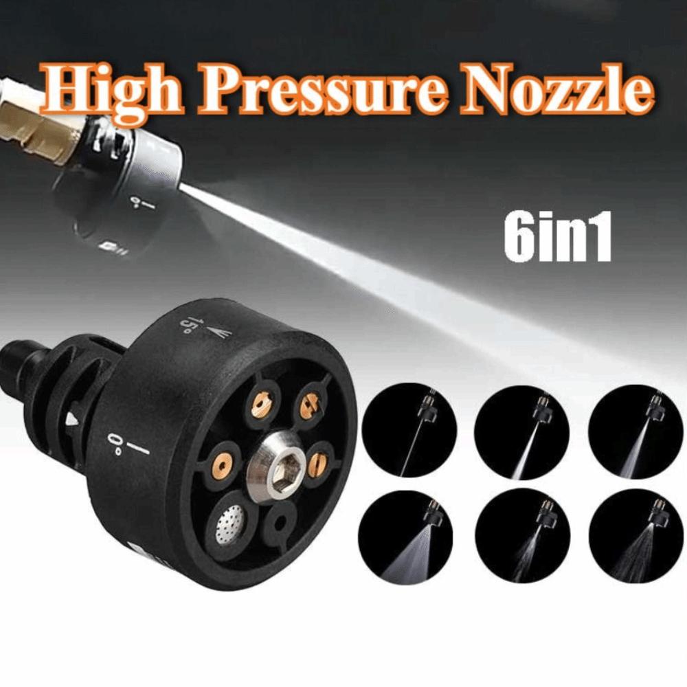 Portable High Pressure Nozzle Multi-functional Pressure Washer Nozzle Sprayer Head Car Washer
