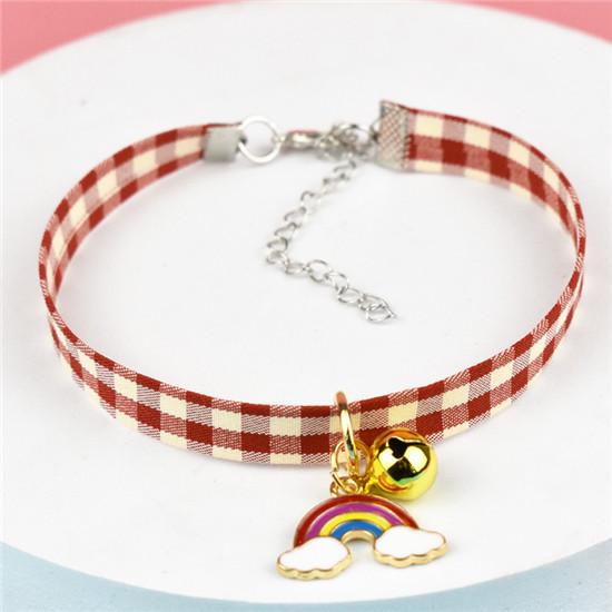 Haustierhalsband Katze und Windhalsband Haustier Frucht-Halsband Katzenhalskette Haustierschmuck Verstellbares Halsband Haustierbedarf Bequem zu tragen
