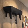 Plastic Melting Wall Shelf Wall-Mounted Display Stand Unique Drip Floating Shelf  Bedroom Decor