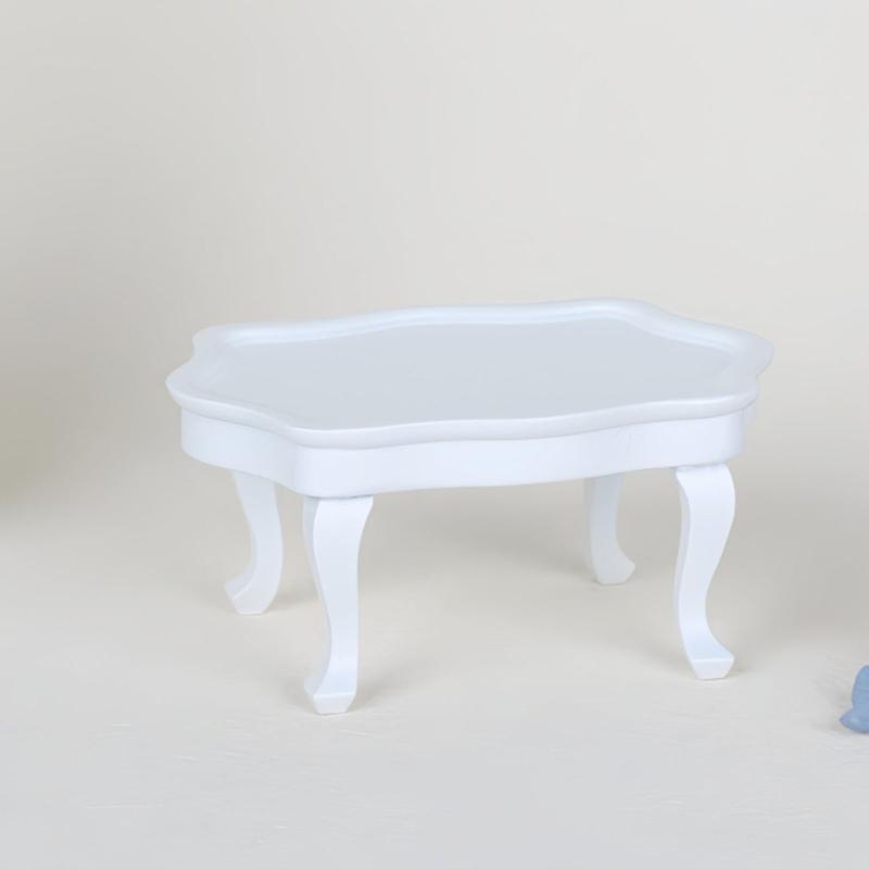 Compact 1/12 Scale Miniature Wooden Coffee Table For Dollhouses Decors Model Enthusiasts And DIY Craft Projects