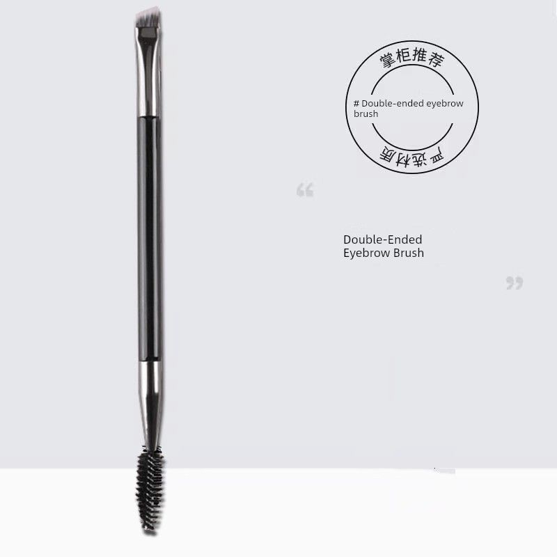 

Eyebrow Brush, Blade Eyeliner Brush, Concealer Brush, Eyelash Brush, Ultra-Fine Highlighter for Brightening Under-Eye Bags and Tear Troughs Double-Ended Eyebrow and Eyelash Brush