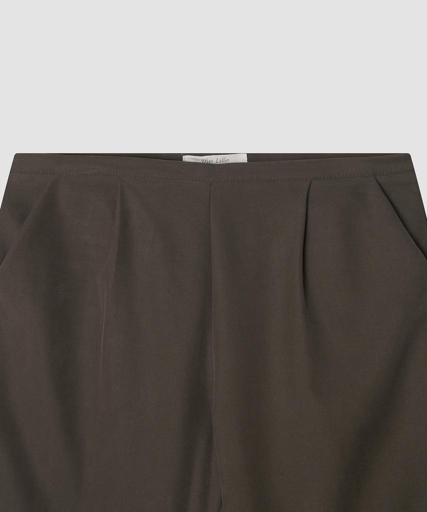 Deolil Phaeton Pintuck Pants_Brown