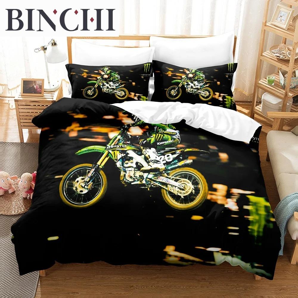 Motor Dekbedovertrek Set Raceauto 3d Dekbedovertrek Set Dekbed Bed 140x200cm Maat Voor Kinderen Mode Luxe Coole Auto Decor Thuis