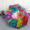 1pc Floral Pattern Automatic Open/Close Folding Umbrella - Compact 8-Rib Design, Daily Use, Perfect Gift for Friends & Family Yy260327066