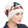 Women's Printed Turban Hat, Knotted Headwrap for Daily Use