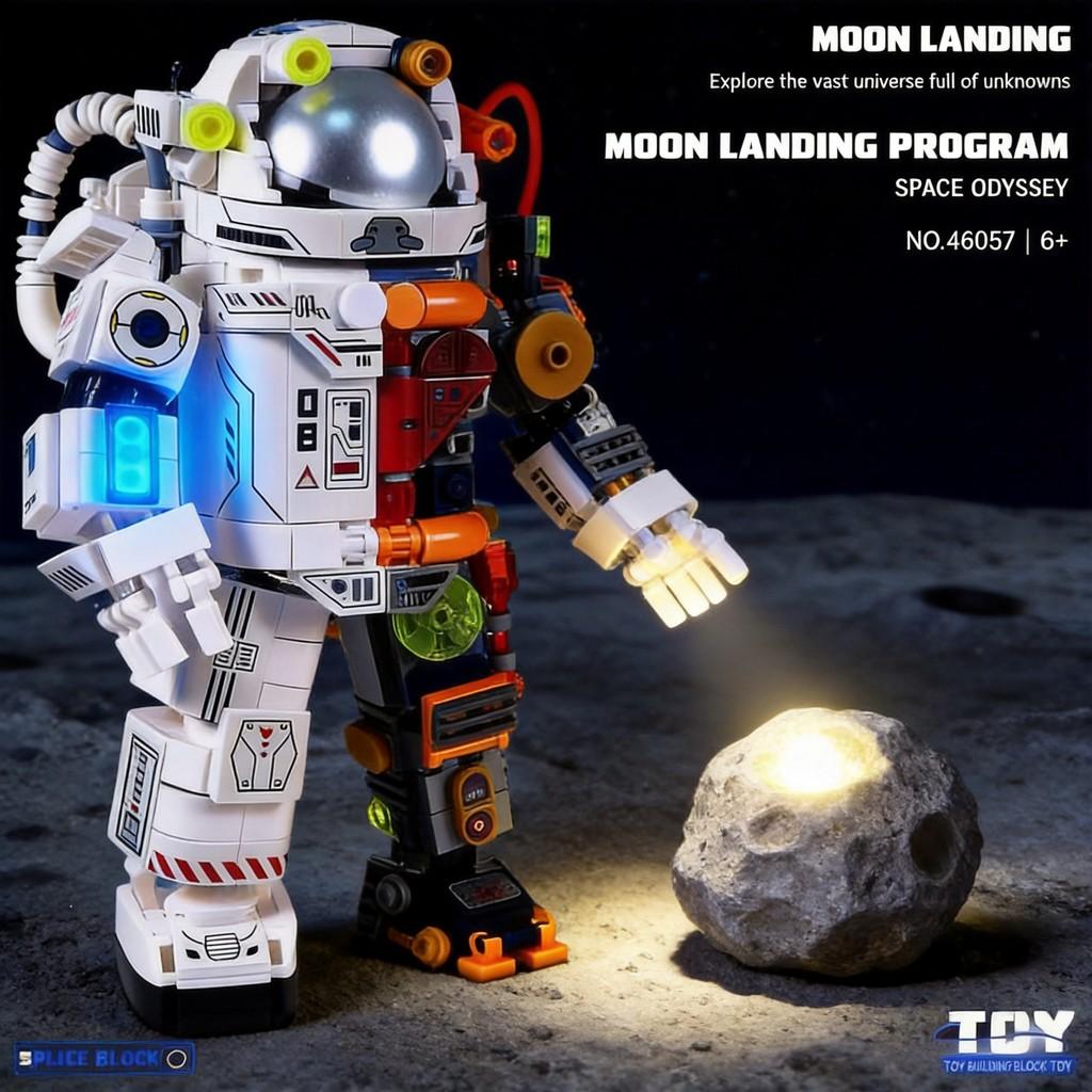 Space Astronaut Building Blocks Set For Kids Creativity And Education