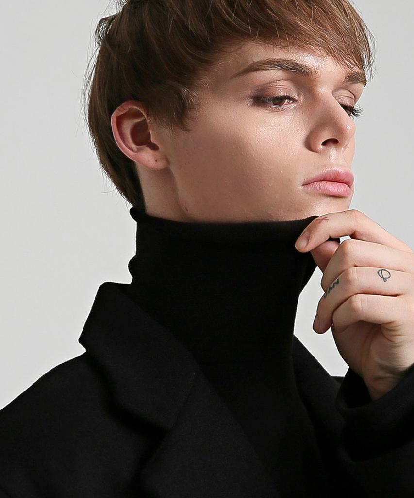 ESN [Set] Perfect Turtleneck Knit T-Shirt