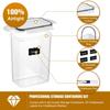 Kitchen 7pcs Food Containers Set BPA Free Plastic Airtight Storage Box
