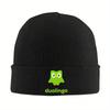 New Duolingo Owl Duo Warm Knitted Cap Fashion Bonnet Hat Autumn Winter Outdoor Beanies Hats for Men Women Adult