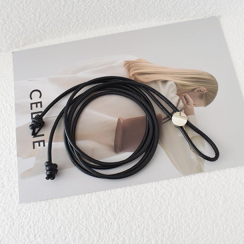 Slim Contemporary Womens Waist Belt Crafted From Pu Leather For Dresses And Tops 2024 In