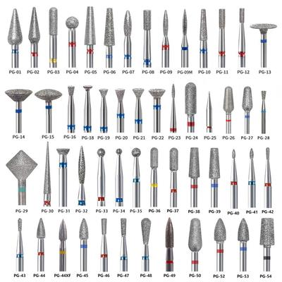 12-Piece Diamond Nail Grinding and Polishing Set for Manicure
