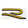 ear1 Metal for Volkswagen VW R Emblem Tiguan Bora GOLF POLO PASSAT CC T-CROSS Touran Jetta Arteon MK6 Car Grille Emblem Modification