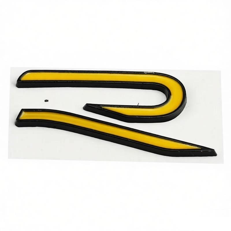 ear1 Metal for Volkswagen VW R Emblem Tiguan Bora GOLF POLO PASSAT CC T-CROSS Touran Jetta Arteon MK6 Car Grille Emblem Modification