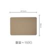 Home Use Solid Color Semi-PU Leather Placemat Waterproof Oil-Resistant Heat-Resistant Table Mats Dining Hotel Settings