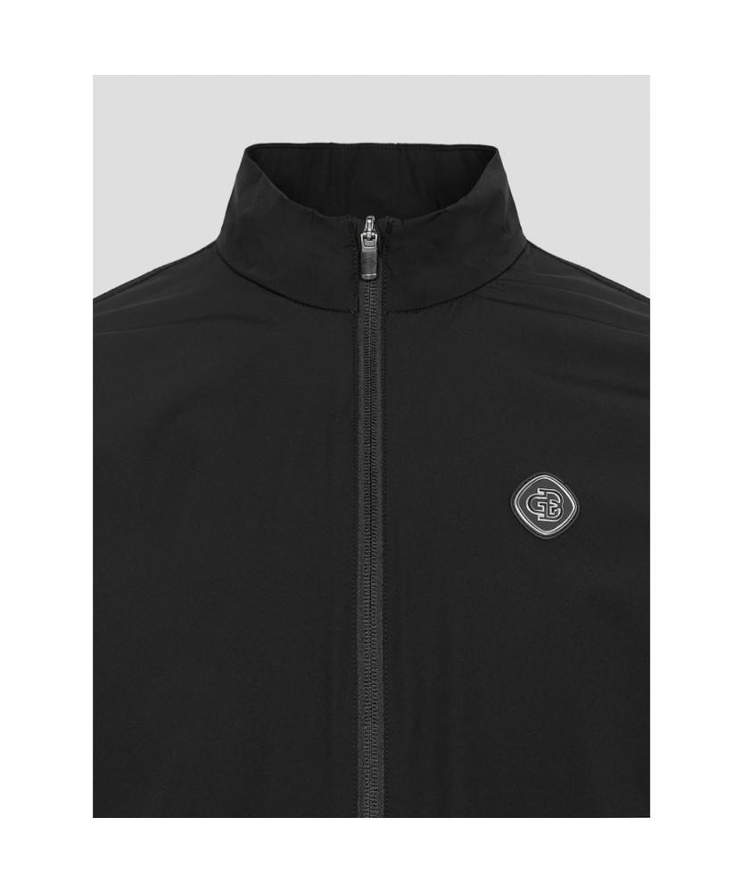 Beanpole Golf [B_Under] Men'S Knit Mix Hybrid Jumper - Black