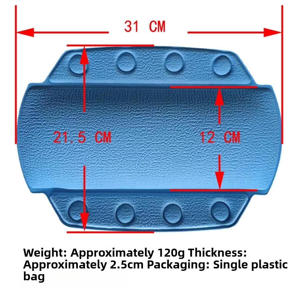 Neues PVC Nacken-Badewannen-Kissen Weich mit Saugnapf SPA Badekissen 22x33cm Nackenstütze Bad Kopfstütze für die Badezeit