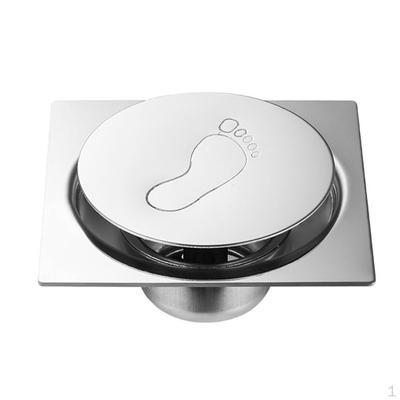 Floor Drain Bathroom - Silver, 15x15cm