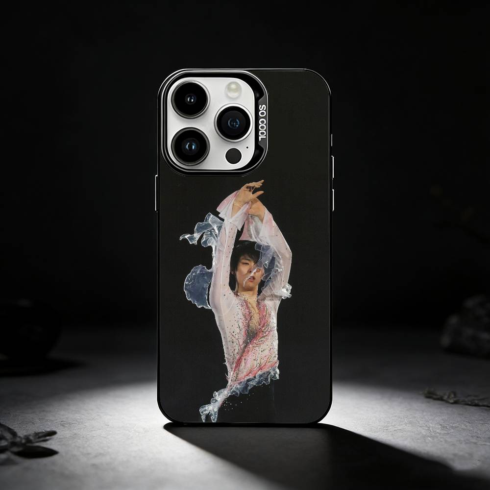 4A Jump L-Legend Hanyu Yuzuru Phone Case For iPhone 17,16,15,14,13,12,11 Plus,Pro Max,XS,Colored Silver Phone Case