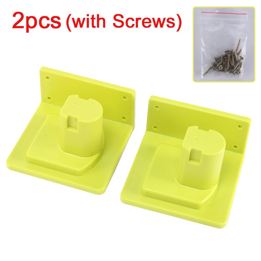 2~10Packs For Ryobi Holder 18V Battery Adapter Drill Mount Dock Case Suitcase For The Power Tools Storage Accessories Tool Brack