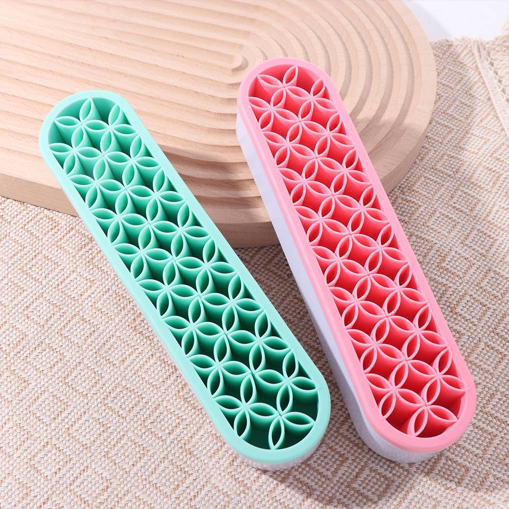 Silicone Structure Makeup Brush Holder Household Pen Storage Case Sewing Tool Rack  Makeup Tools