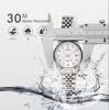 BUREI Automatic Date Mechanical Silver Watch Men's Watch, Waterproof, Analog, Display, Movement, Popular, Stylish, Simple, Casual,