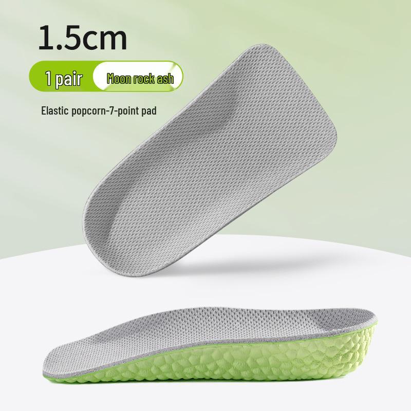 

Унисекс стельки с 7 точками для увеличения роста: Невидимый подъем, поддержка свода стопы, полустельки для кроссовок. Unisex, One Size